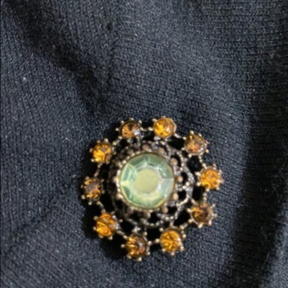 EMMA JAMES by Liz Claiborne Women's Long Sleeve Bolero Top Size L - Picture 4 of 5